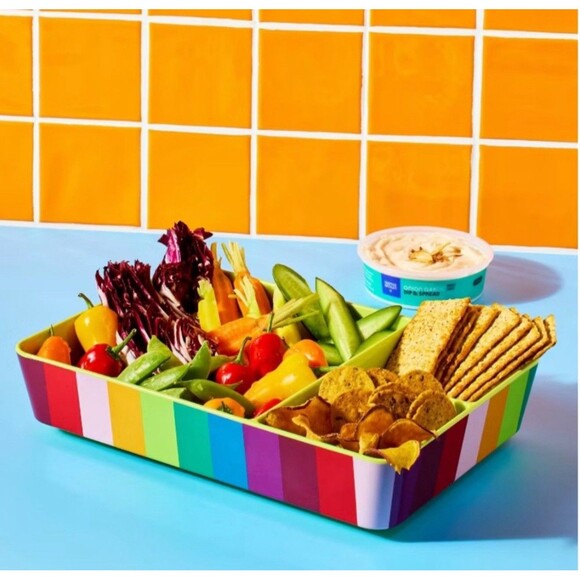 Rainbow Family Snack Tray - Tabitha Brown for Target - NEW - Picture 2 of 8